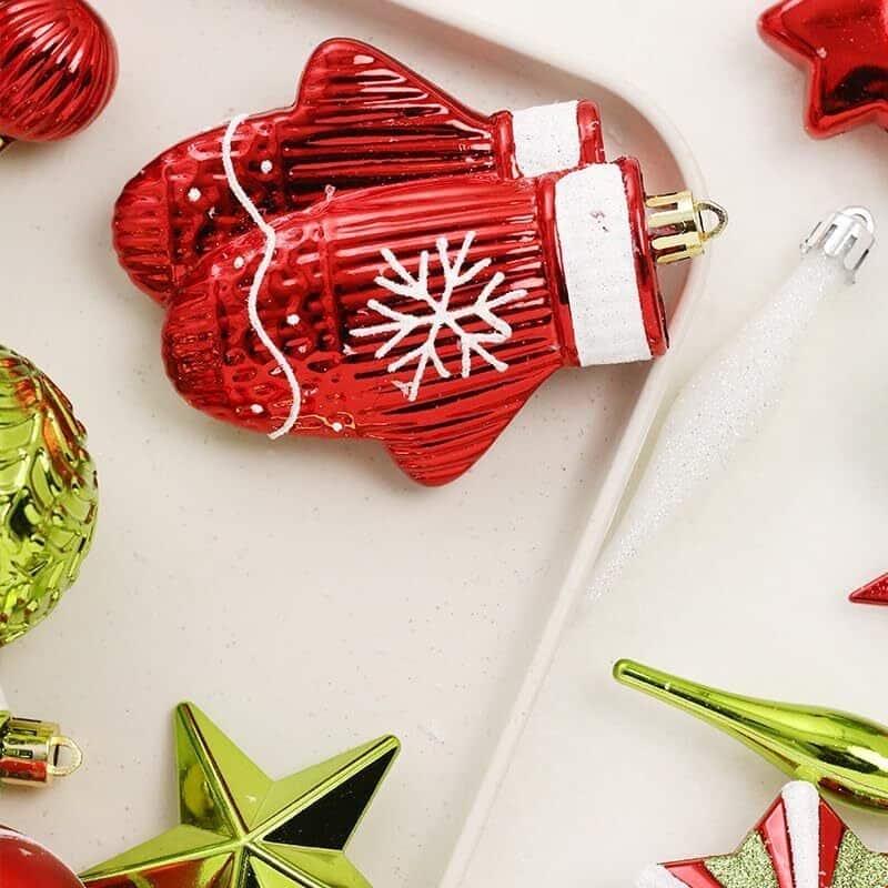 70 Pcs Christmas Decoration Ball Ornaments Set for Holiday Party Wedding - N/A