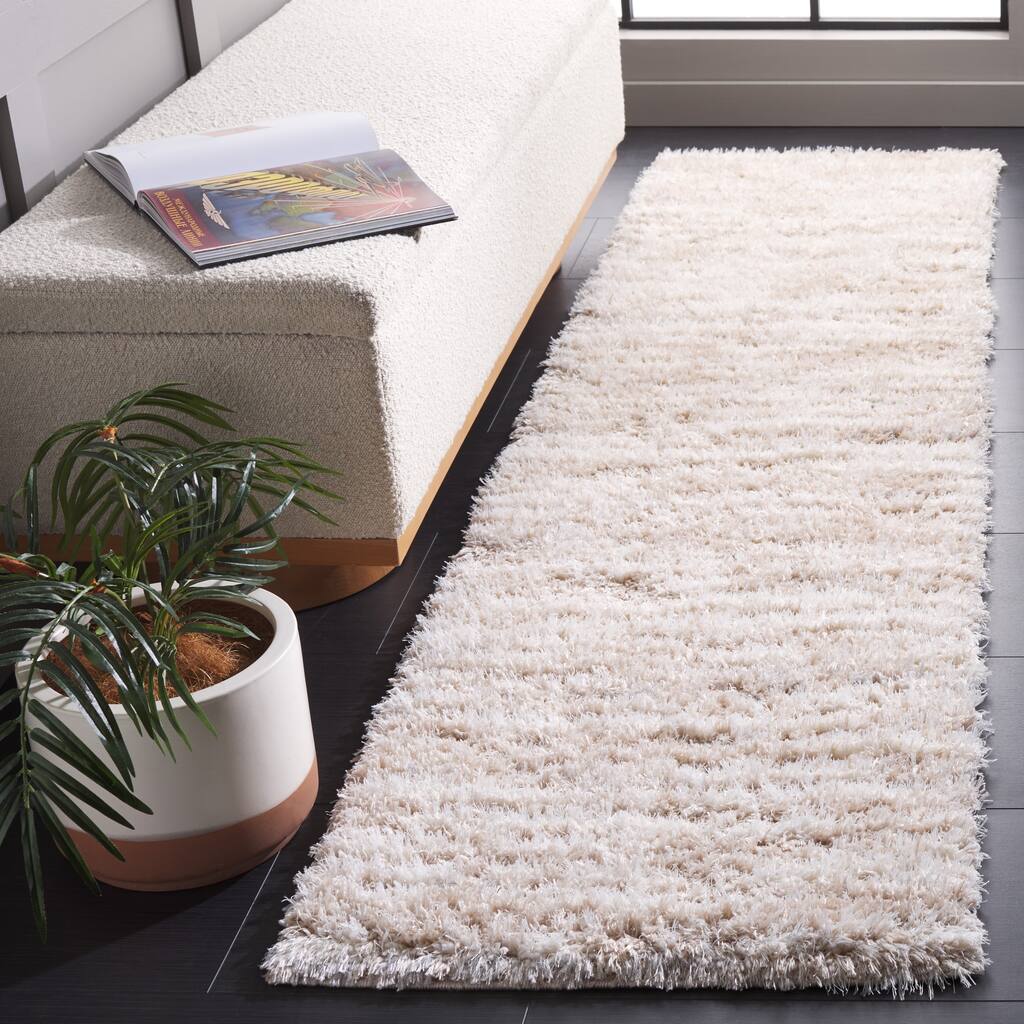 SAFAVIEH Lindsay Shag Shirlene Modern Abstract 2-inch Thick Rug