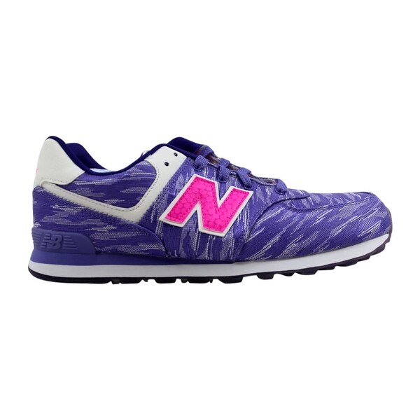 Shop New Balance Grade-School 574 Purple KL574SQG - Free ...