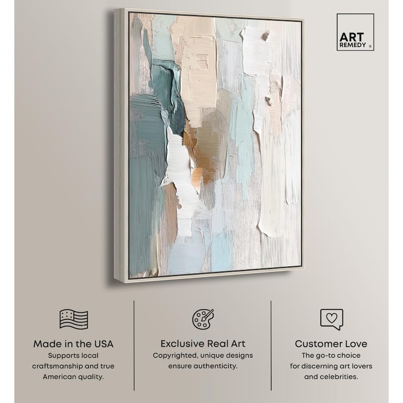 Impasto Intervals I Canvas by Art Remedy