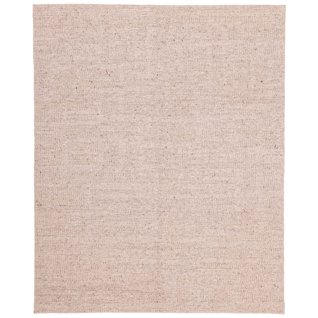 ECARPETGALLERY Hand-knotted Looma Taupe Wool Rug - 7'10 x 9'8