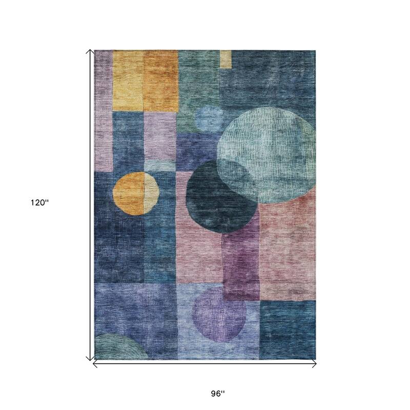 HomeRoots Geometric Transitional Rectangle Outdoor Rug