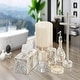 preview thumbnail 4 of 5, Creative Scents Milano Mother of Pearl Hand Soap Dispenser - Beige/White - White/Beige