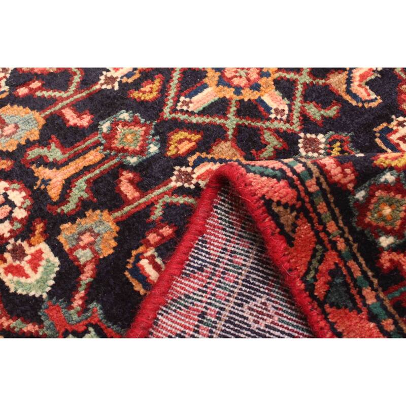 ECARPETGALLERY Hand-knotted Andelz Dark Navy Wool Rug - 2'5 x 8'11