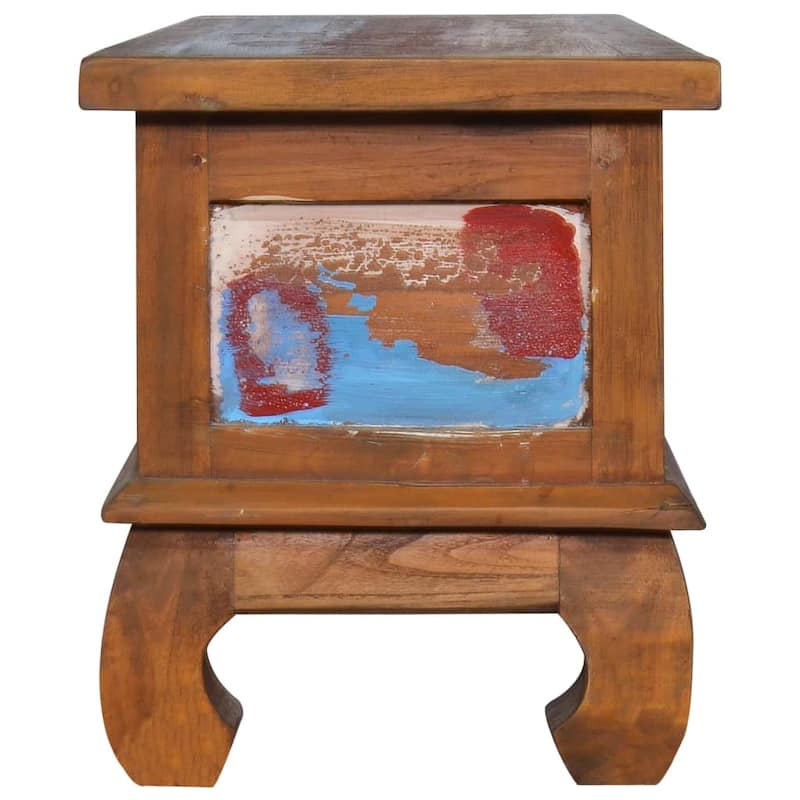 vidaXL TV Stand 43.3"x13.8"x15.7" Reclaimed Teak Wood