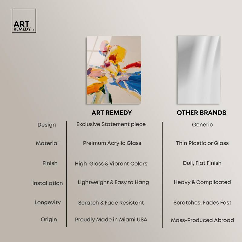 Flippant Bloom I Acrylic by Art Remedy, Ready to Hang