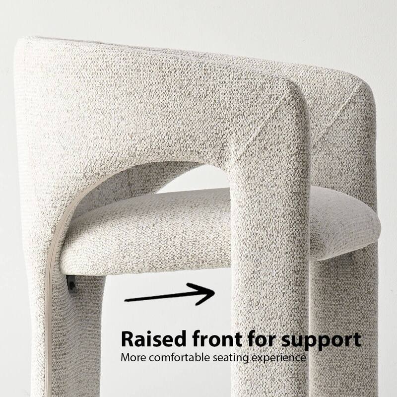 Modern Upholstered Dining Chair with Arm