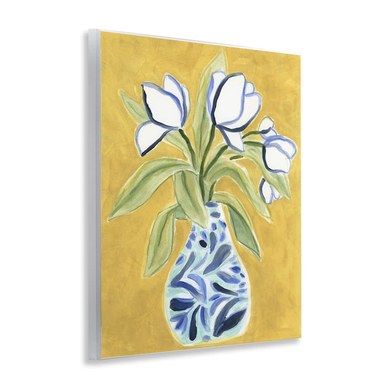 Stupell Lively Tulips in Vase Wall Plaque Art Design By June Erica Vess