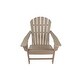 preview thumbnail 13 of 14, Outdoor Resin Wood Folding Adirondack Chair Grey