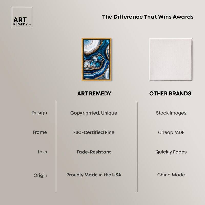 Azure Alveoli II Canvas by Art Remedy