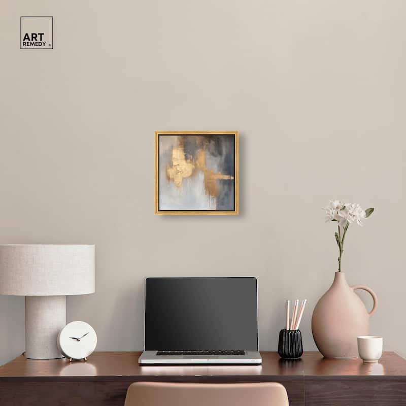 Golden Imprint Canvas by Art Remedy