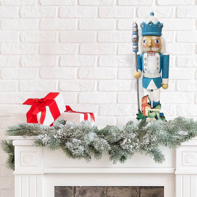 14" Mermaid King Nutcracker