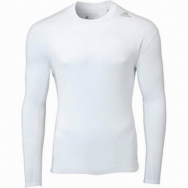 adidas long sleeve top mens white