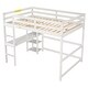 preview thumbnail 51 of 57, Comprehensive Design Full Size Loft Bed with Desk,Shelves and Ladder