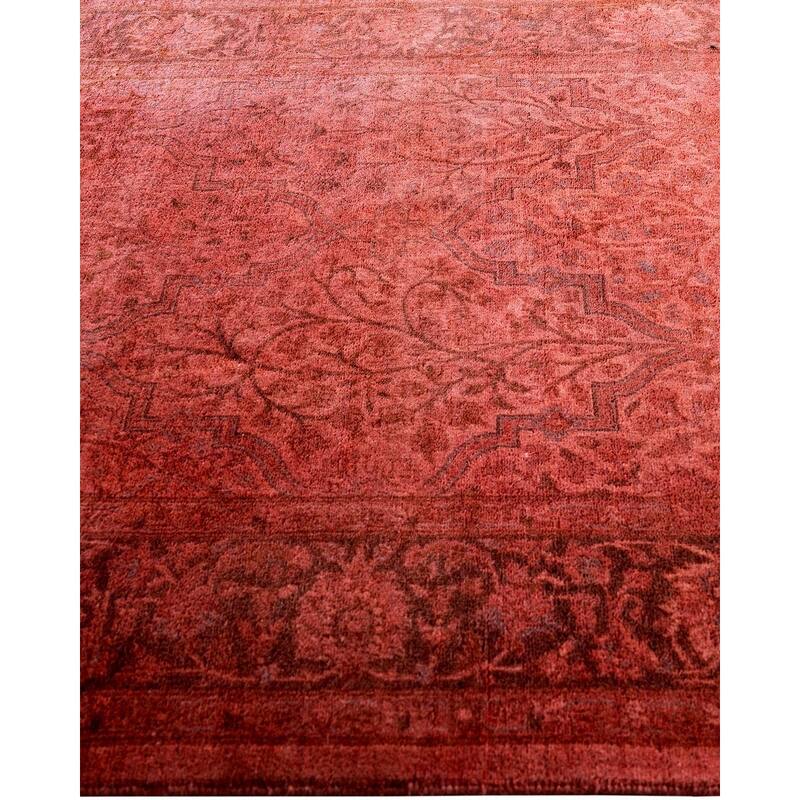 Fine Vibrance One-of-a-Kind Hand-Knotted Area Rug - Pink, 3' 3" x 4' 10" - 3' 3" x 4' 10"