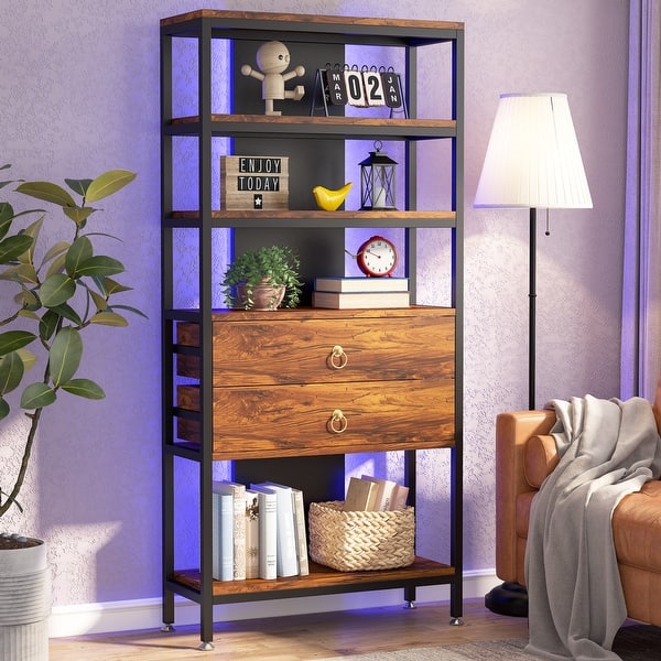 Wide Storage Adjustable Bookshelf Book Display, 3-Shelf Small