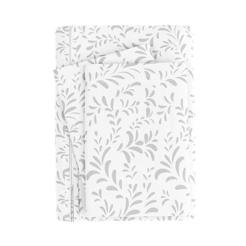 Becky Cameron Burst of Vines 3 Piece Duvet Cover Set