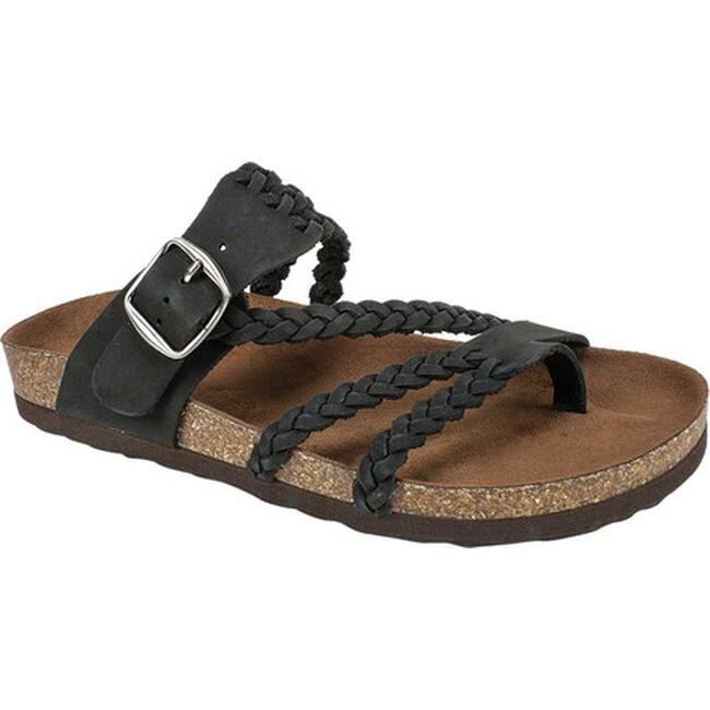 white mountain bow footbed sandals