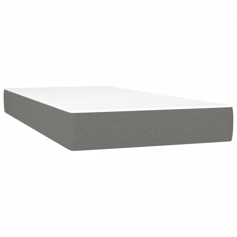 vidaXL Box Spring Bed Base Platform Bed Frame with Mattress for Bedroom Fabric
