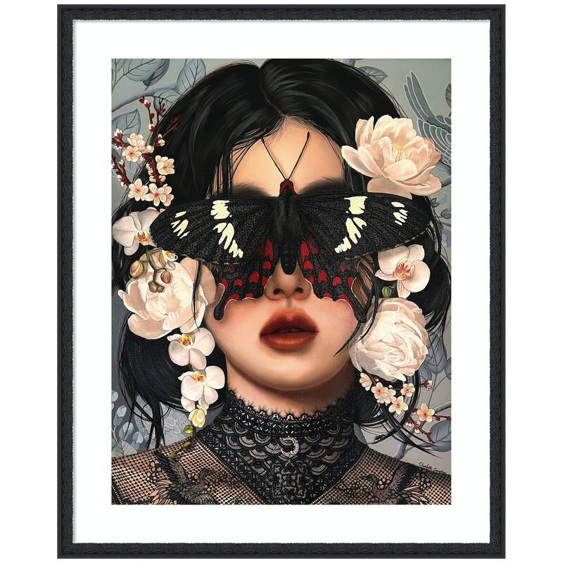 Kate and Laurel Whither Is Fled The Visionary Gleam Where Is It Now by Charlotte Brindley Framed Wall Art Print - 34 x 42