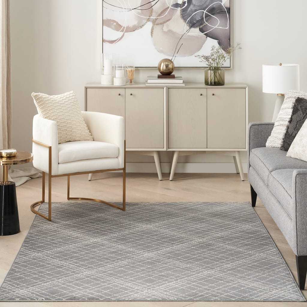 Nourison Jubilant Indoor Plaid Area Rug