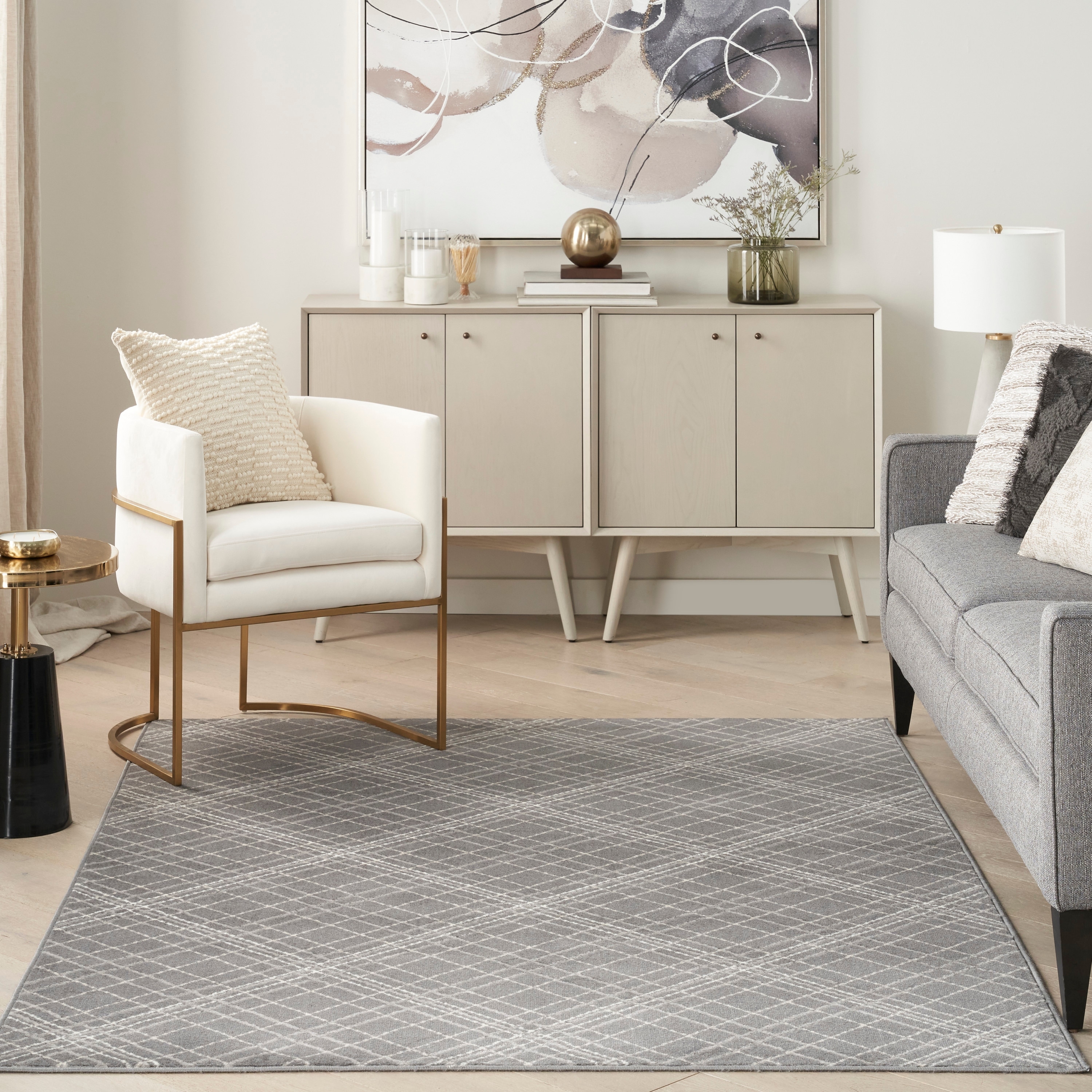 Nourison Jubilant Indoor Plaid Area Rug