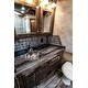 preview thumbnail 7 of 8, 14-in Round Hammered Copper Bar Sink in Nickel w/ 2-in Drain Opening (BR14EN2)