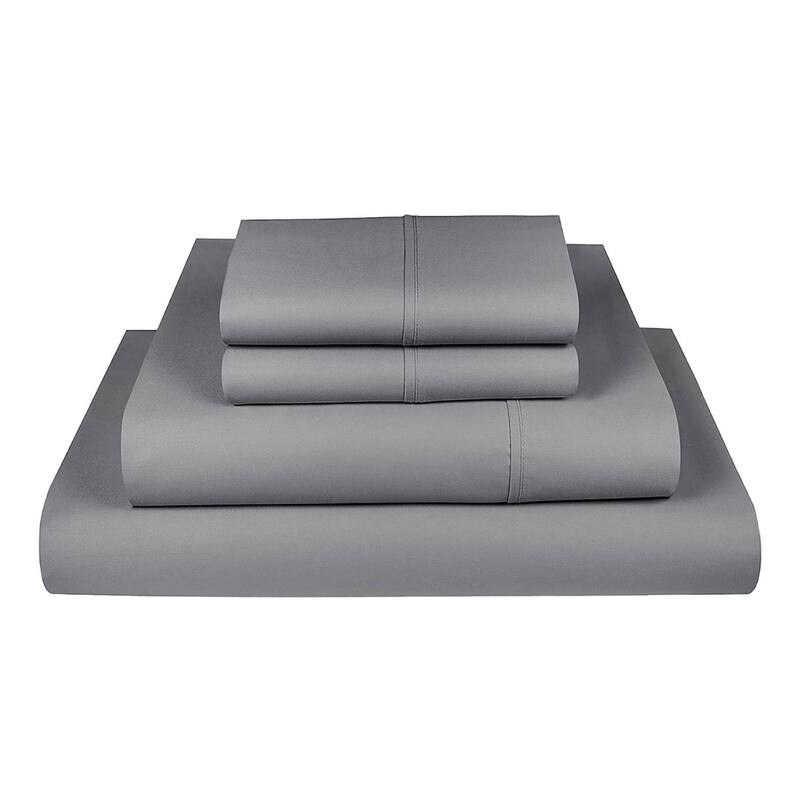700 TC TRIBLEND Cotton Sheet Set - King - Dark Grey