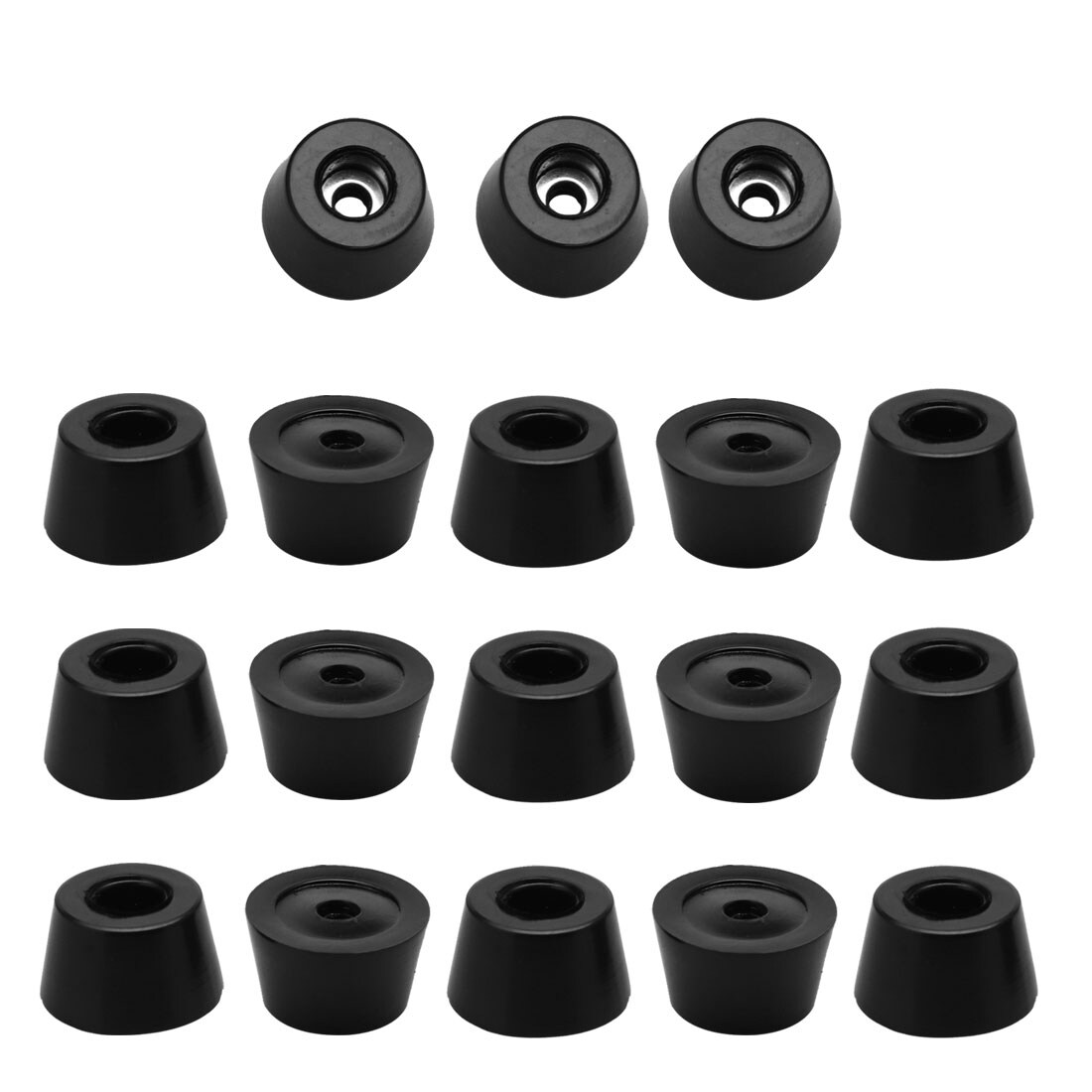 4x Rubber Bumpers Embedded Washer Feet Pad Instrument Speaker HolderODBB
