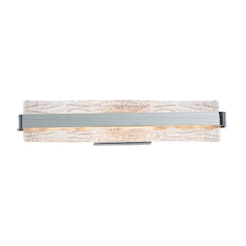 Ripple 1-Light 3.5" Wide Polished Chrome Vanity Light