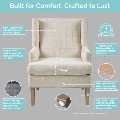 Martha Stewart Decker Accent Armchair
