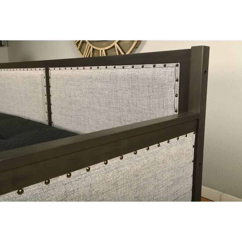 Somette Sloane Daybed in Graystone Finish includes Mattress