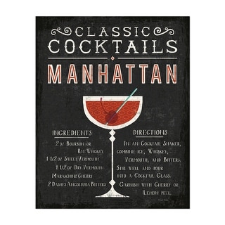 New York City Manhattan Classic Cocktail Manhattan Art Print/Poster ...