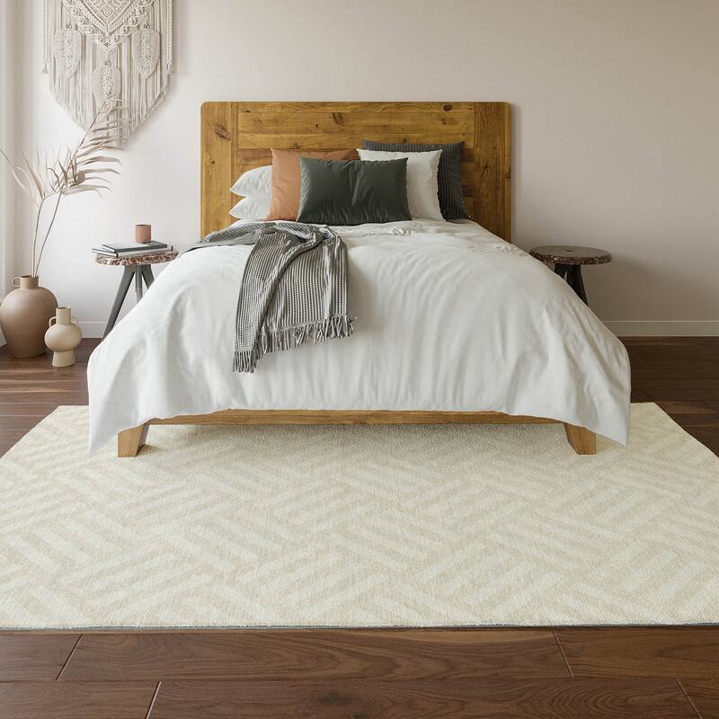 Premium Washable Super Soft Contemporary Mosaic Mayfield Rug