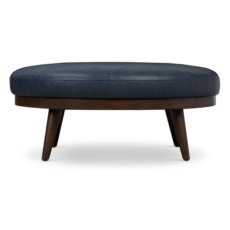 Poly & Bark Gio Ottoman - Full Grain Genuine Italian Leather