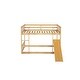 preview thumbnail 3 of 18, Versatile Playhouse Bunk Bed with Climbing Features,Twin Over Twin