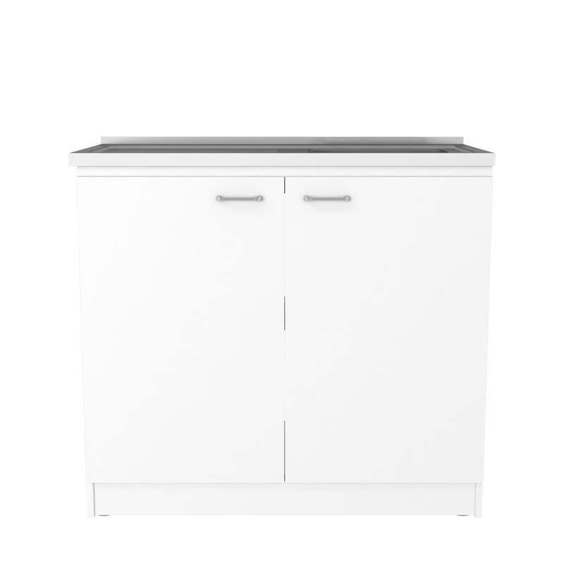 Utility Sink for Kitchen, Dining Room,Living Room, White - White