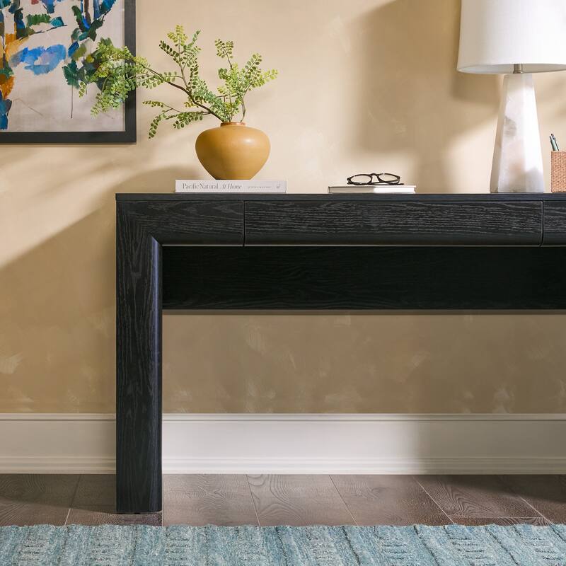 Walker Edison Modern Waterfall Writing Desk