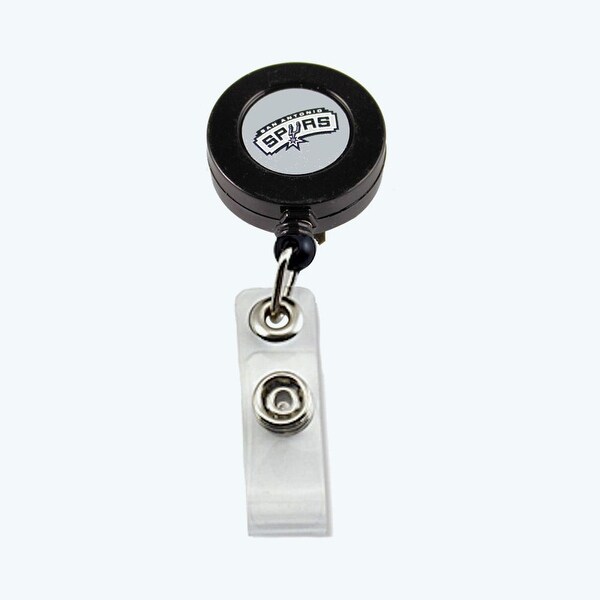 SAN Antonio Spurs Retractable Badge Reel Id Ticket Clip