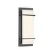 preview thumbnail 10 of 13, Minka Lavery 431-L Tarnos 16" Tall LED Wall Sconce with White Faux