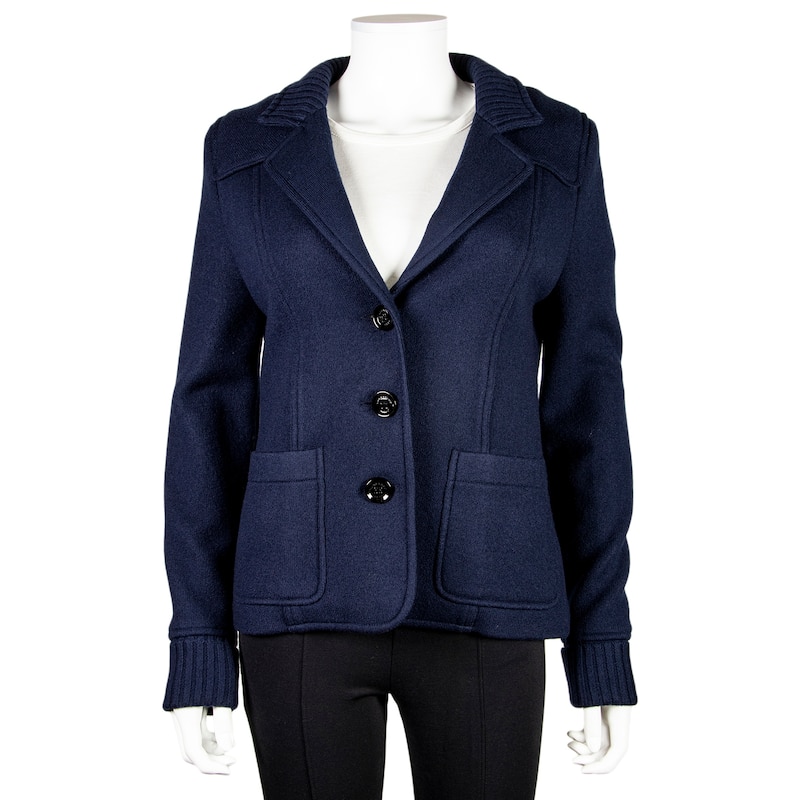 Burberry Brit Wool Sweater Jacket - L