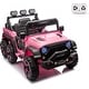 preview thumbnail 11 of 23, 24V 4WD Ride on Car, 4 Motors Battery Powered Electric Car, Kids Electric Vehicle Pink