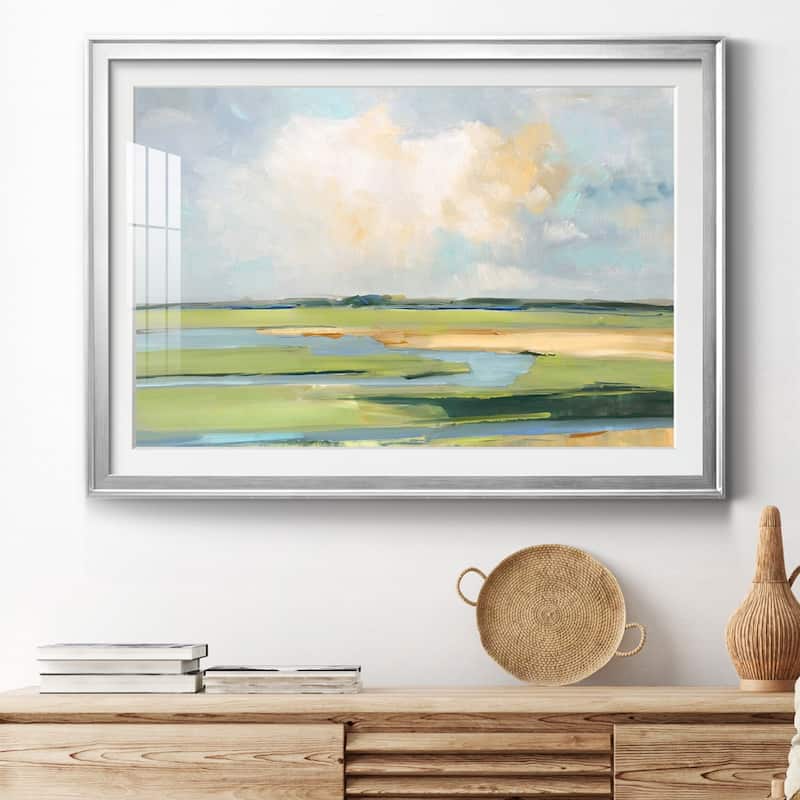 Pastel Horizon II Premium Framed Print - Ready to Hang