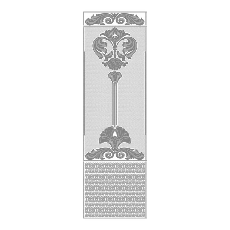 Baroque Paintable Dado - 25.2 x 277.2 x 0.025