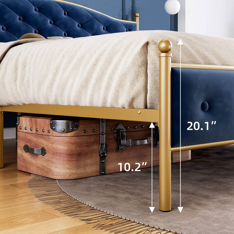 Upholstered Platform Bed