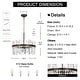 preview thumbnail 40 of 42, Casandra 5-light Drum Crystal Glass Chandelier - 18.5 inches in diameter x 16.5 inches H