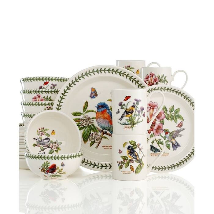 Portmeirion Botanic Garden Birds Dinner Plate