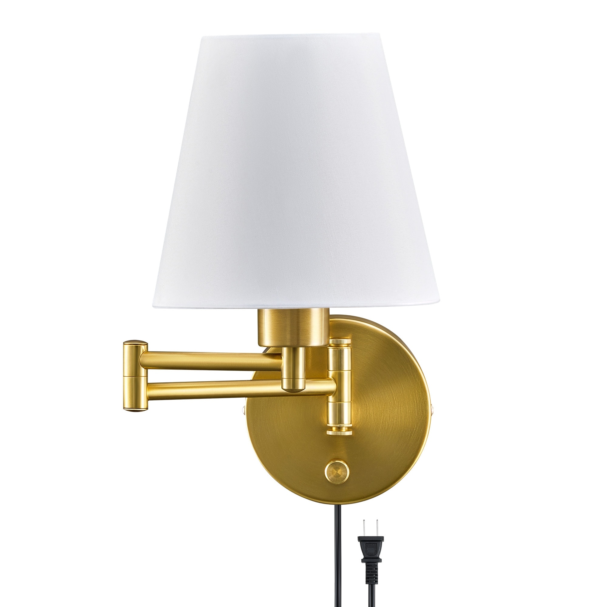 CO-Z Plug-in Swing Arm Wall Mount Sconce - On Sale - Overstock