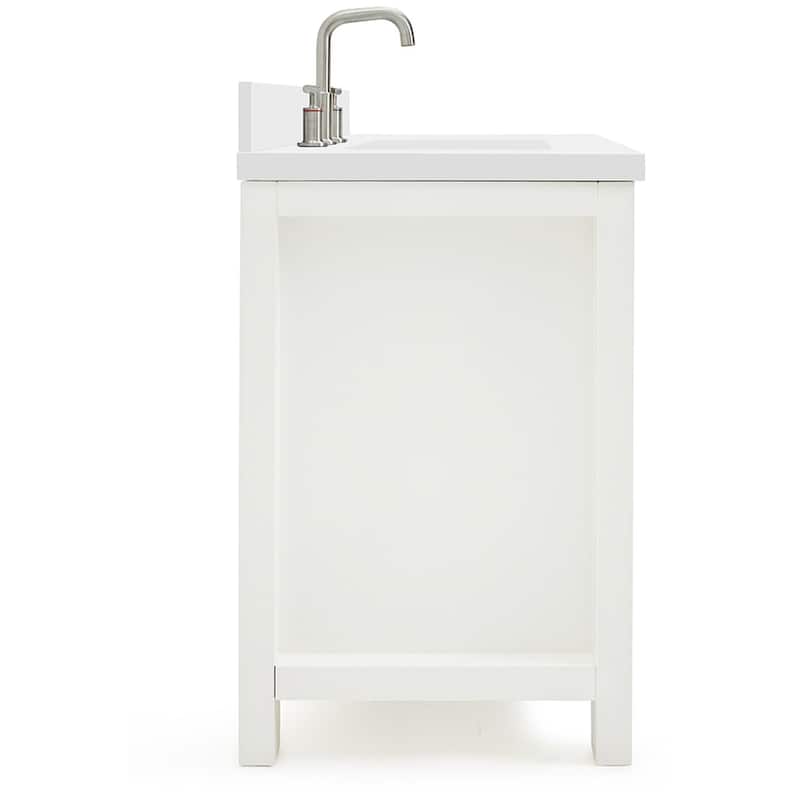 Ariel H037SLWQRVO Bristol 36" Thick Quartz Vanity Top