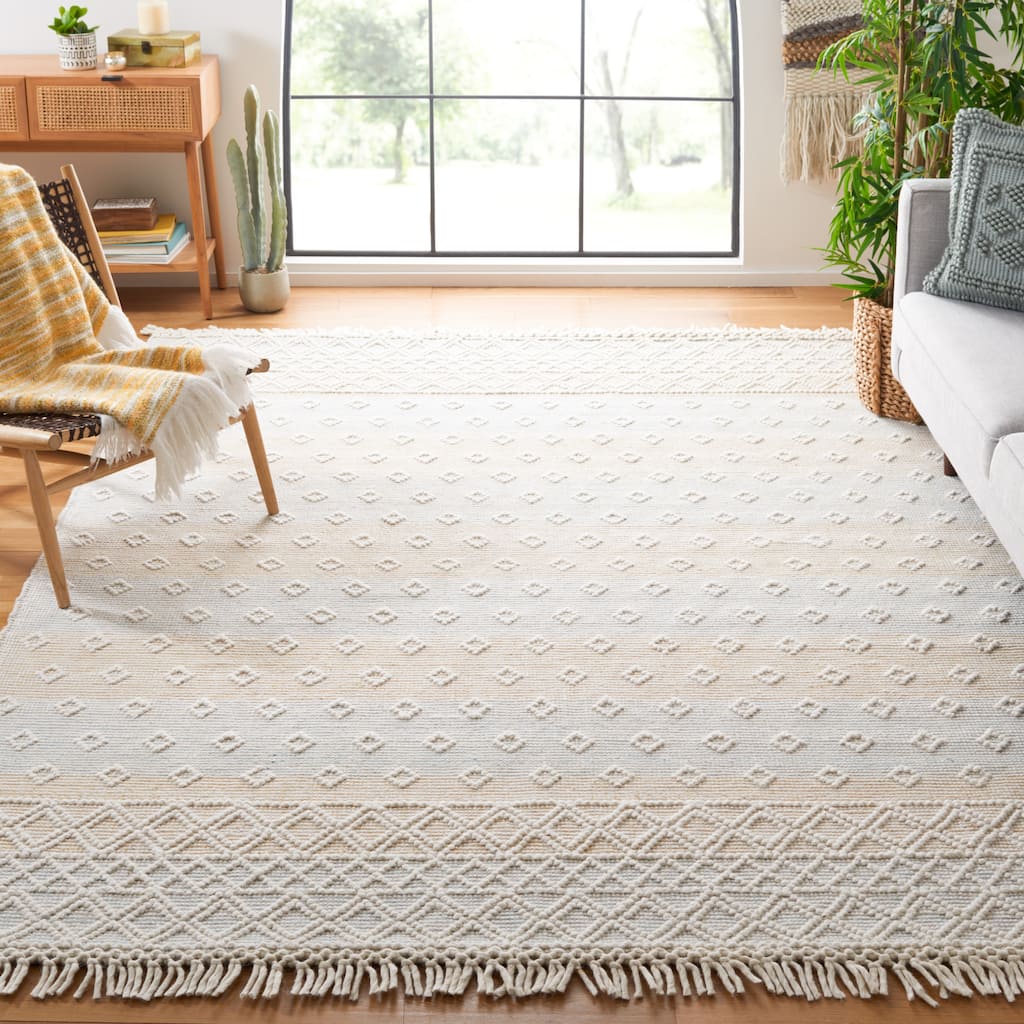 SAFAVIEH Handmade Vermont Chantal Transitional Wool Rug